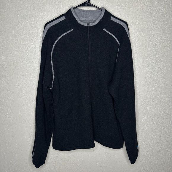 Kuhl Merino Wool Full Zip Jacket Mens Large - Picture 2 of 4